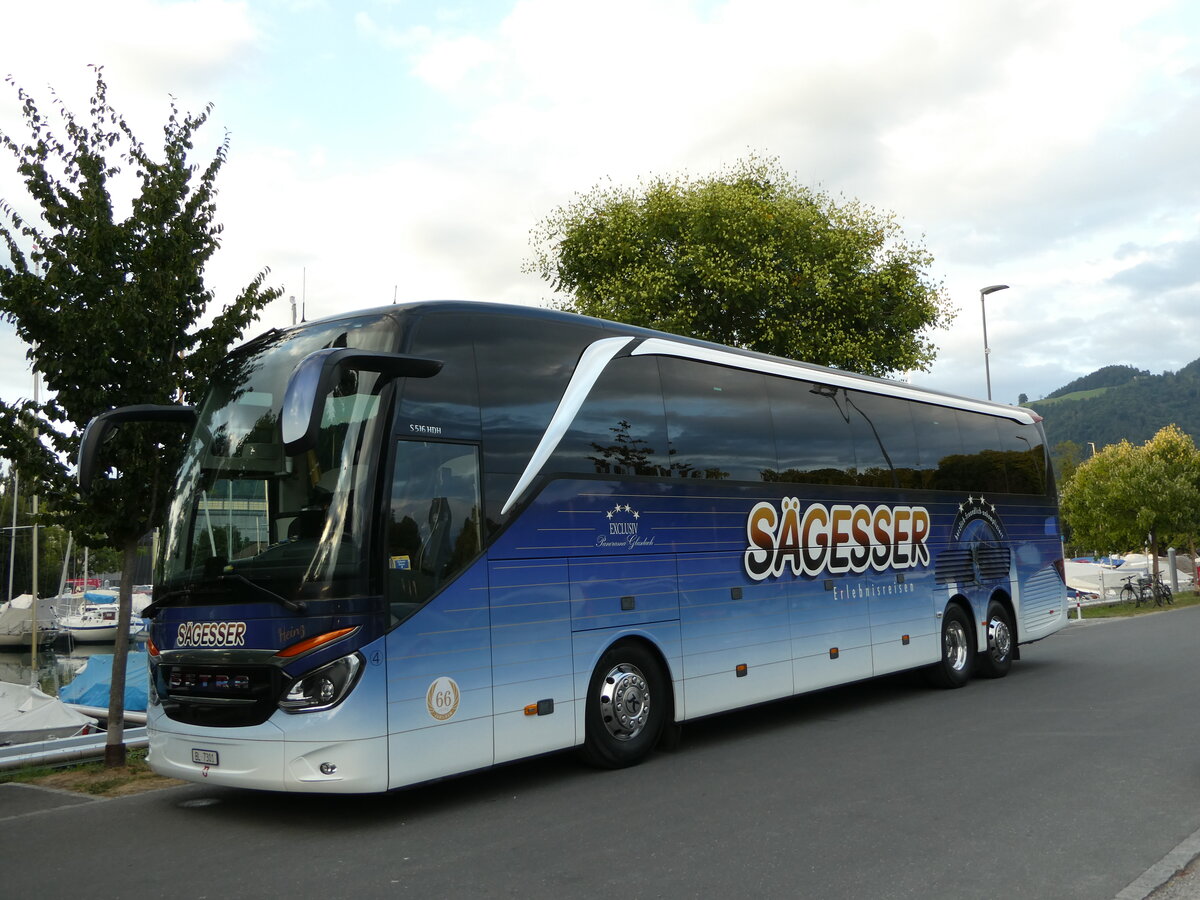 (238'475) - S�gesser, Wintersingen - Nr. 4/BL 7301 - Setra am 27. Juli 2022 in Thun, Strandbad