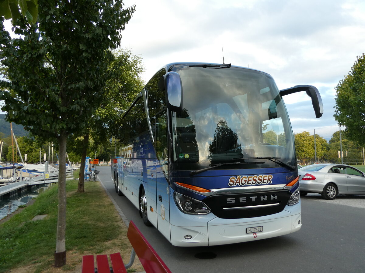 (238'476) - S�gesser, Wintersingen - Nr. 4/BL 7301 - Setra am 27. Juli 2022 in Thun, Strandbad