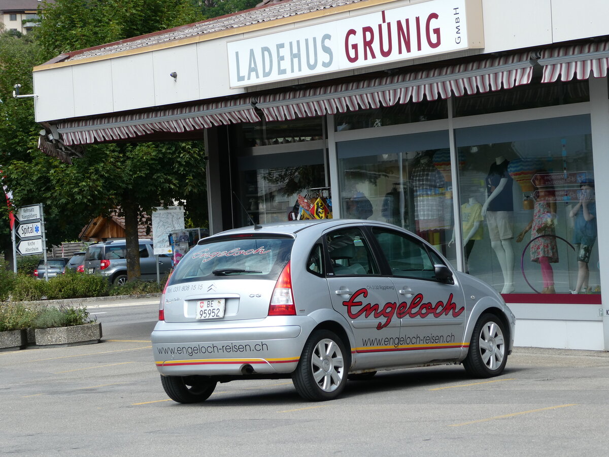(238'496) - Engeloch, Riggisberg - BE 95'952 - Citro�n am 28. Juli 2022 in Riggisberg, Ladehus Gr�nig
