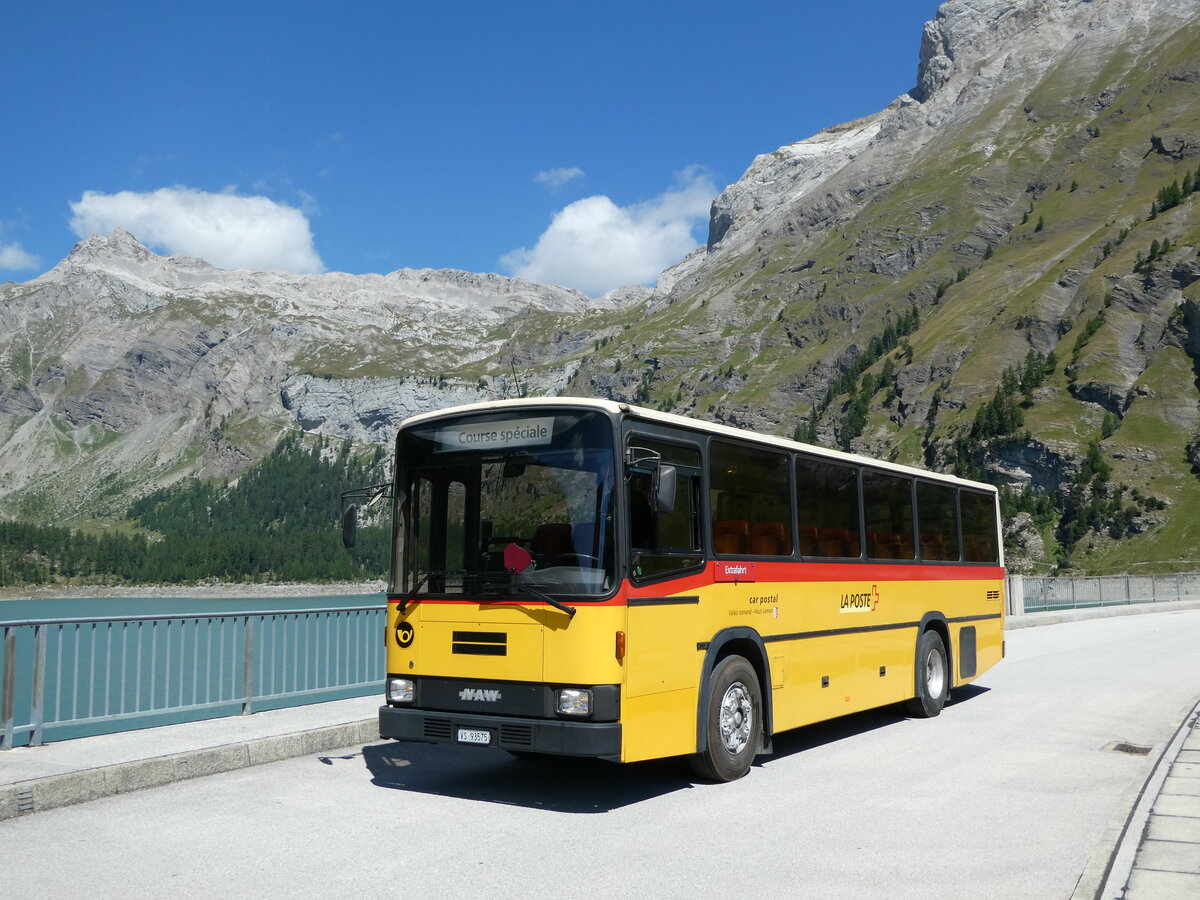 (238'669) - Oser, B�rchen - VS 93'575 - NAW/Lauber (ex Epiney, Ayer) am 31. Juli 2022 in Anz�re, Barrage de Tseuzier