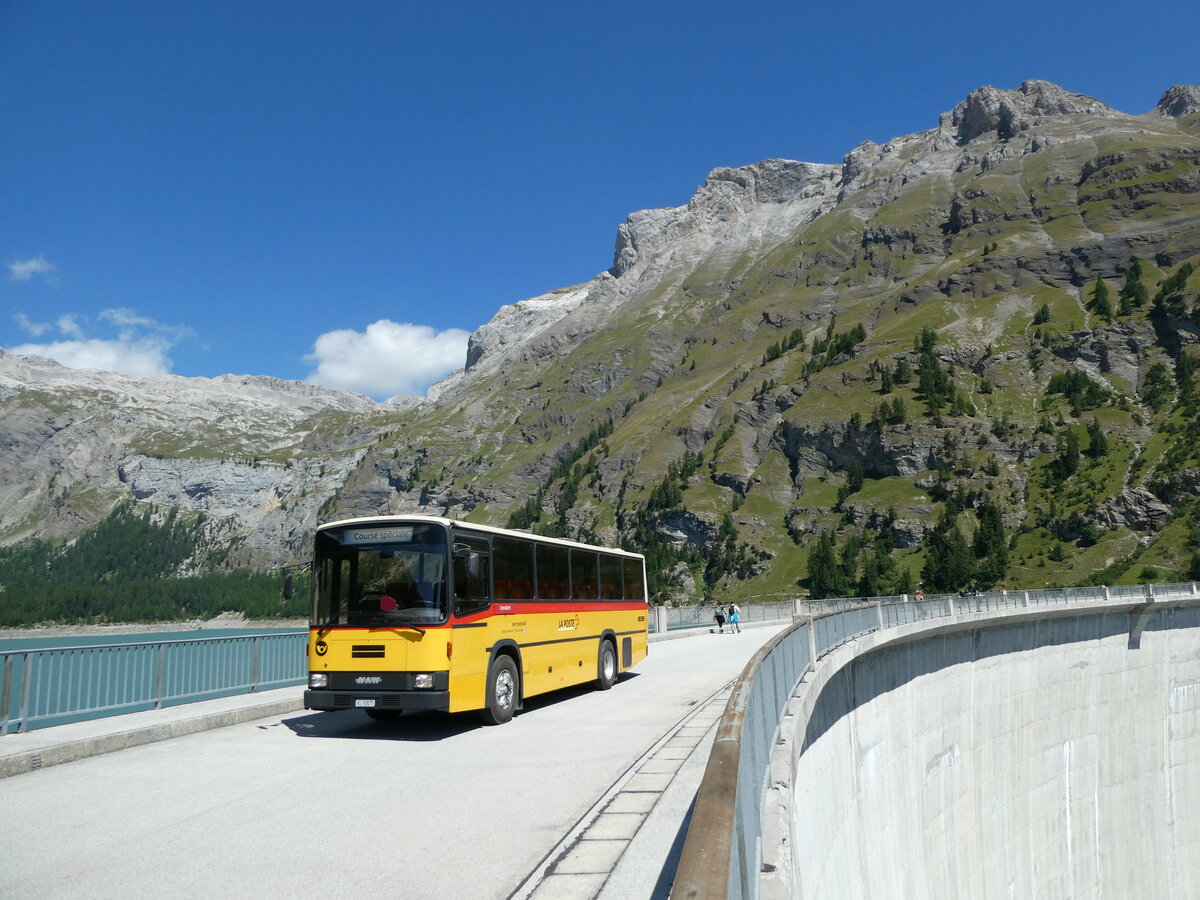 (238'673) - Oser, B�rchen - VS 93'575 - NAW/Lauber (ex Epiney, Ayer) am 31. Juli 2022 in Anz�re, Barrage de Tseuzier