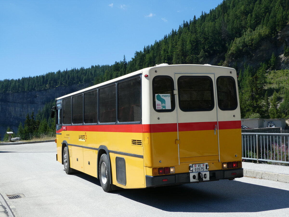 (238'676) - Oser, B�rchen - VS 93'575 - NAW/Lauber (ex Epiney, Ayer) am 31. Juli 2022 in Anz�re, Barrage de Tseuzier