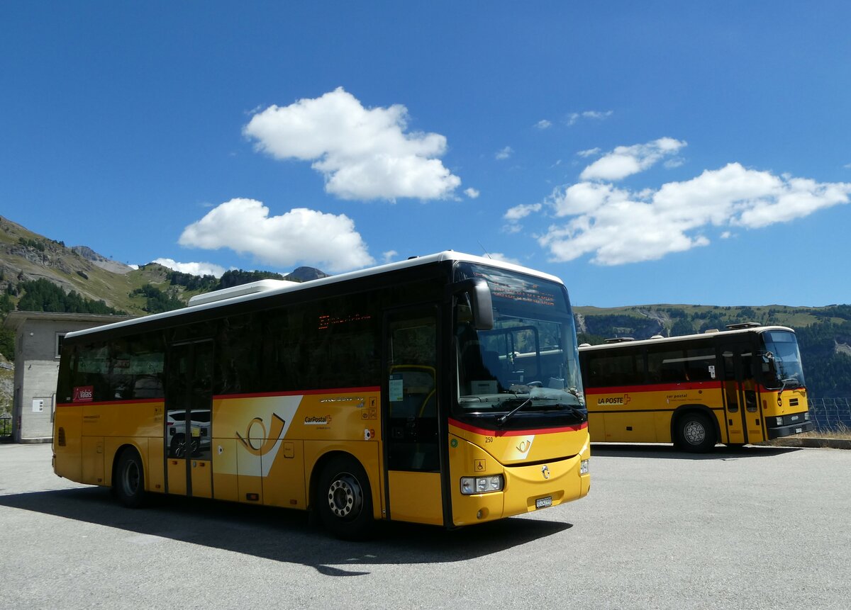 (238'696) - Buchard, Leytron - Nr. 250/VS 243'998 - Irisbus am 31. Juli 2022 in Anz�re, Barrage de Tseuzier