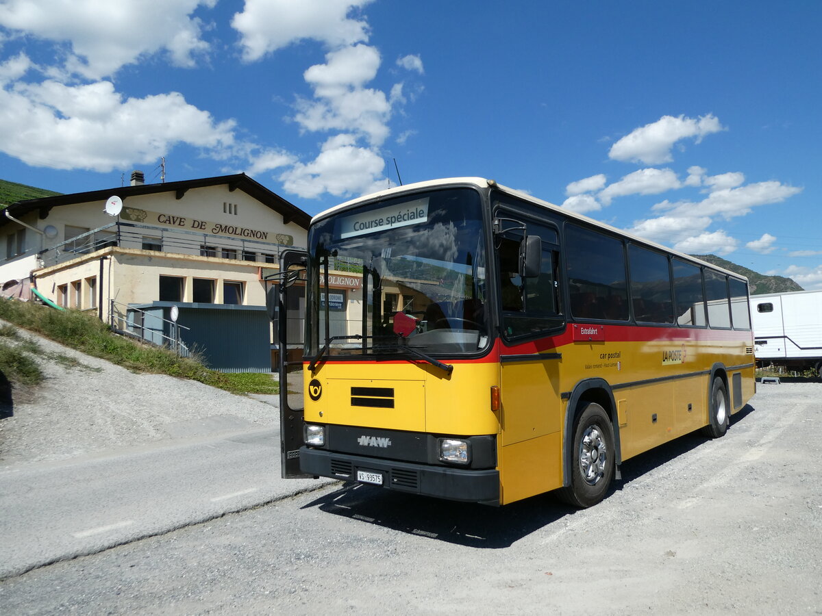 (238'703) - Oser, B�rchen - VS 93'575 - NAW/Lauber (ex Epiney, Ayer) am31. Juli 2022 in Molignon, Route de Molignon