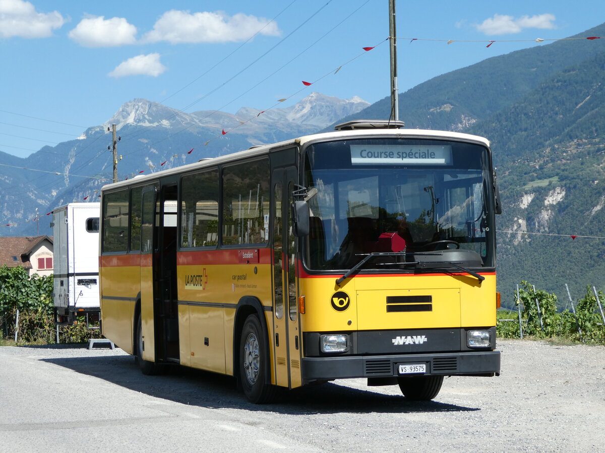 (238'710) - Oser, B�rchen - VS 93'575 - NAW/Lauber (ex Epiney, Ayer) am 31. Juli 2022 in Molignon, Route de Molignon