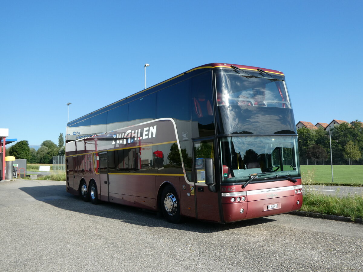 (238'734) - Zwahlen, Oberdiessbach - BE 346'410 - Van Hool am 1. August 2022 in Sch�pfen, Garage D'Aiuto