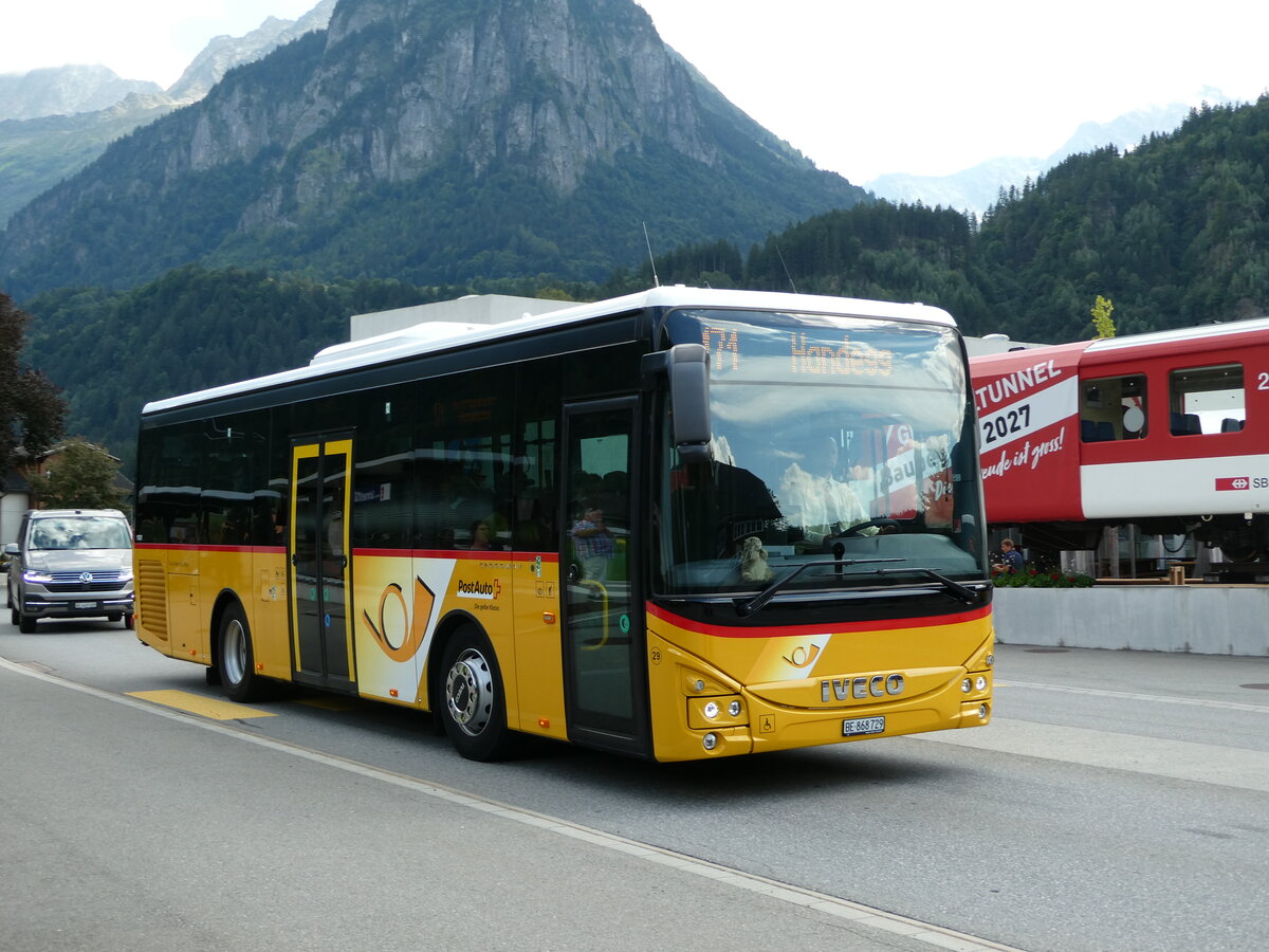 (238'792) - Fl�ck, Brienz - Nr. 29/BE 868'729 - Iveco am 1. August 2022 in Innertkirchen, Grimseltor