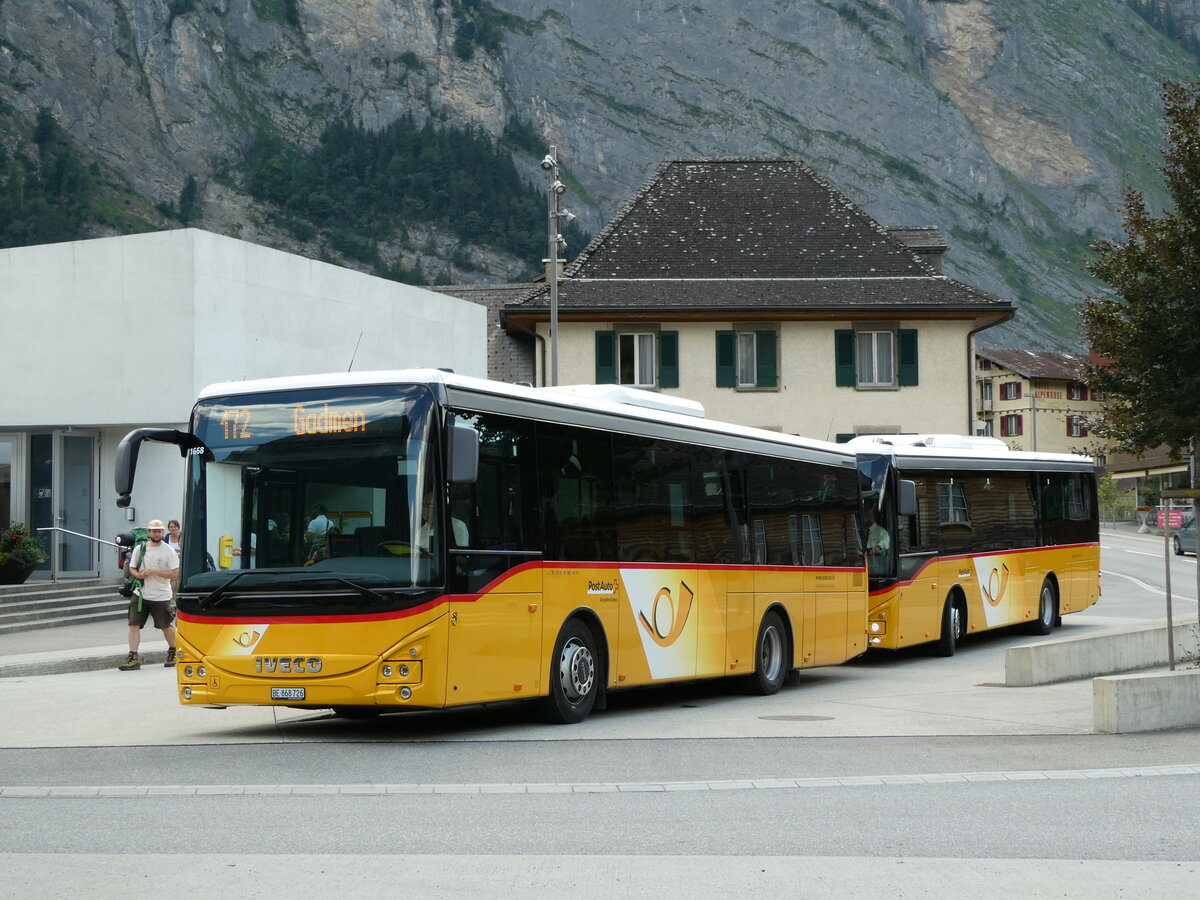 (238'793) - Fl�ck, Brienz - Nr. 26/BE 868'726 - Iveco am 1. August 2022 in Innertkirchen, Grimseltor