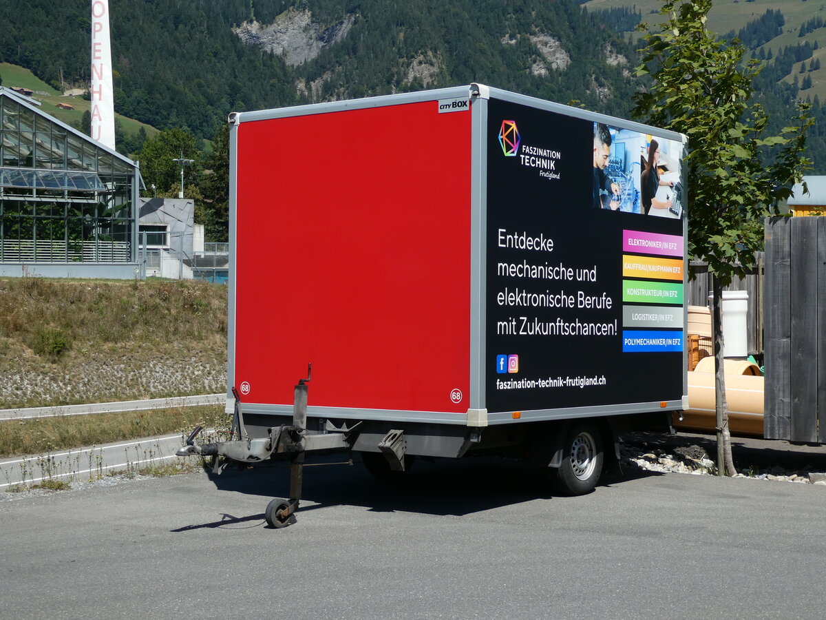 (239'089) - AFA Adelboden - Nr. 68/BE 590'378 - Niederhauser Gep�ckanh�nger am 16. August 2022 in Frutigen, Garage