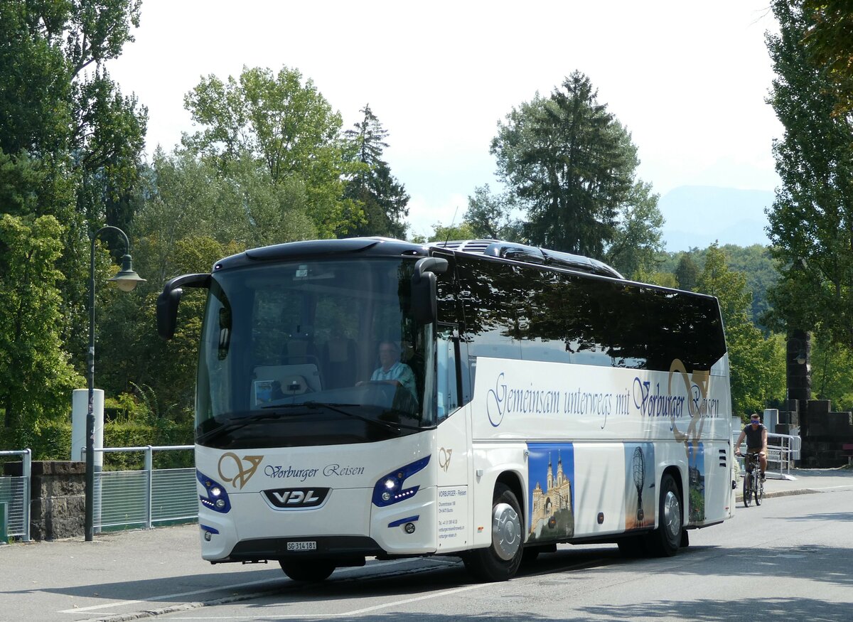 (239'095) Vorburger, Buchs - SG 314'181 - VDL am 17. August 2022 bei der Schiffl�ndte Thun