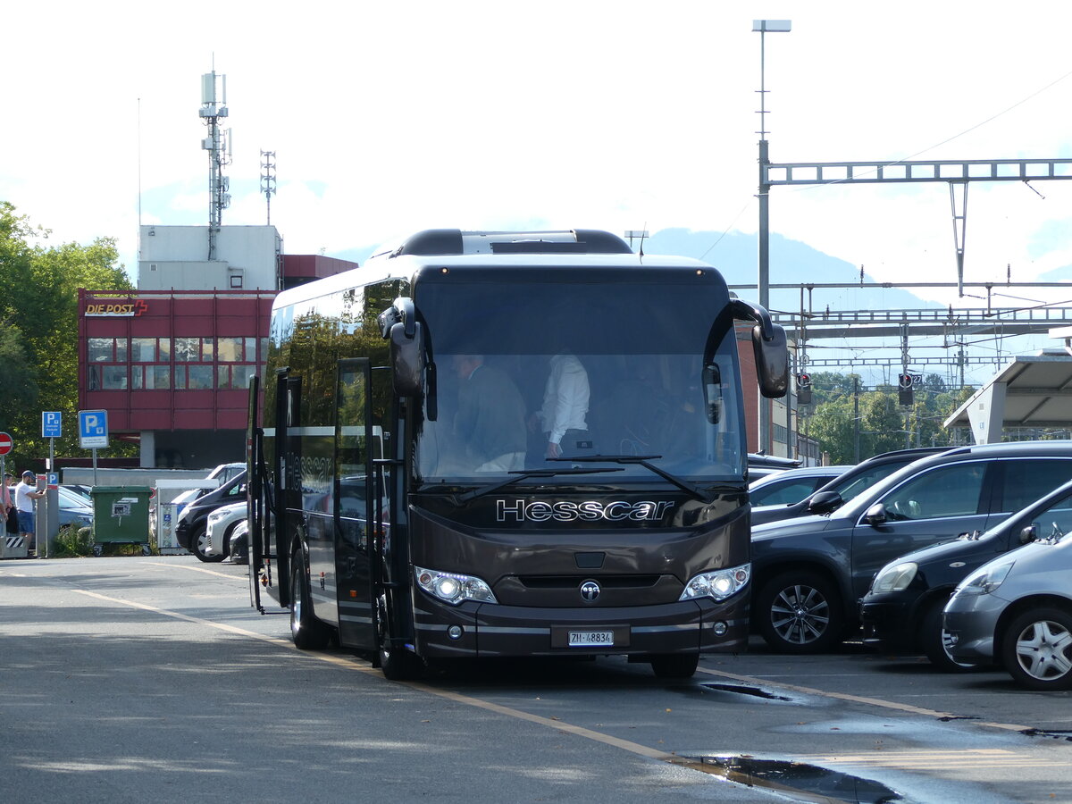 (239'097) - Hesscar, Embrach - ZH 48'834 - Temsa am 18. August 2022 in Thun, CarTerminal