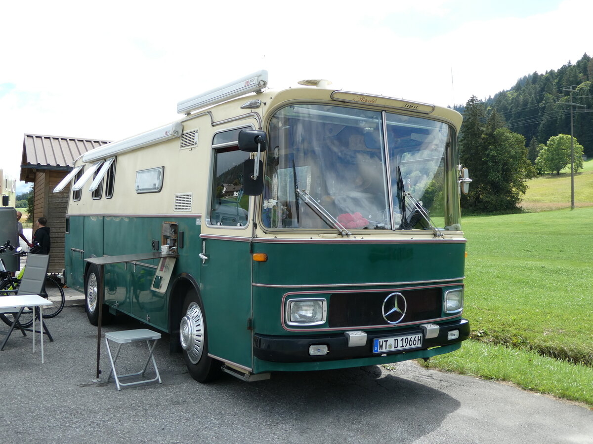 (239'152) - Aus Deutschland: P�an, Todtmoos-R�tte - WT-D 1966H - Mercedes am 20. August 2022 in Wildhaus, Munzenriet
