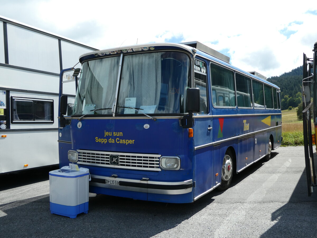 (239'175) - Camenisch, Dietlikon - ZH 135'536 - Setra am 20. August 2022 in Wildhaus, Munzenriet