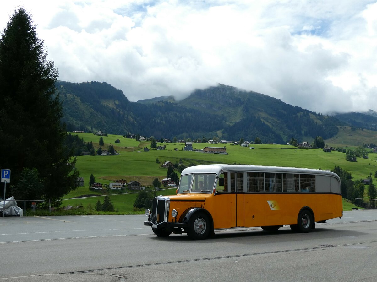 (239'239) - Kuser, Buch am Irchel - TG 213'177 - FBW/T�scher (ex Badertscher, Winterthur; ex 24'574; ex P 1394) am 20. August 2022 in Wildhaus, Lisighaus