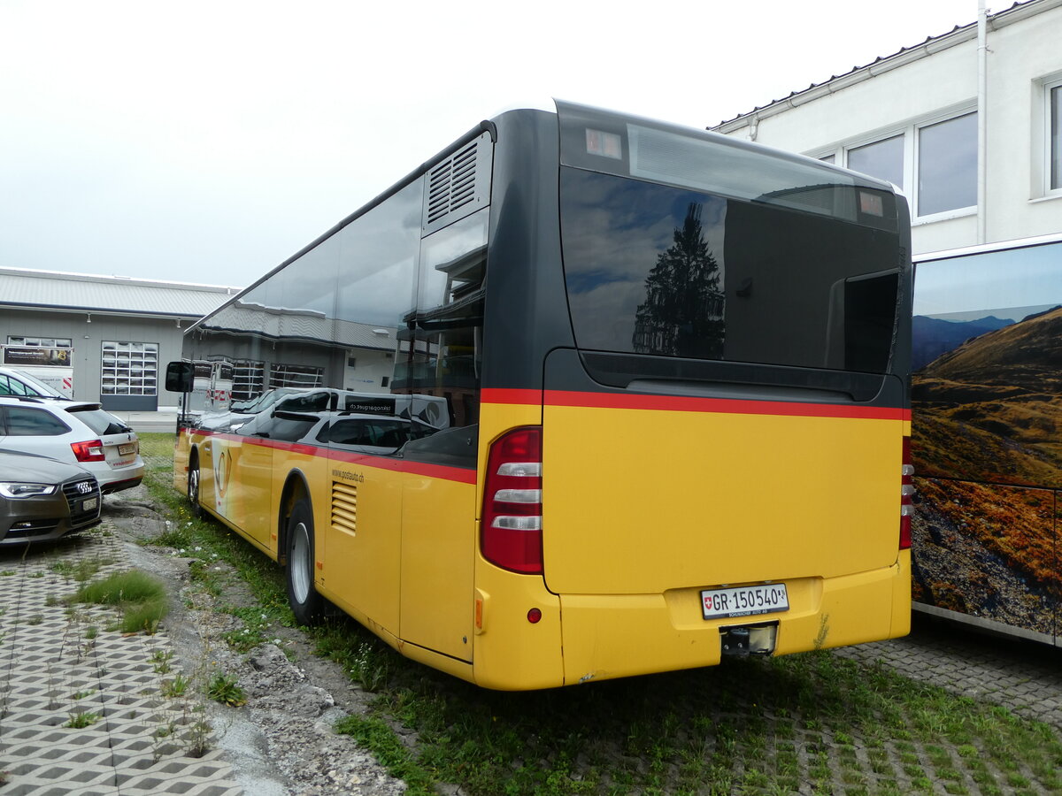 (239'279) - PostAuto Graub�nden - Nr. 3/GR 150'540 - Mercedes (ex PostAuto Ostschweiz) am 20. August 2022 in Uznach, Garage