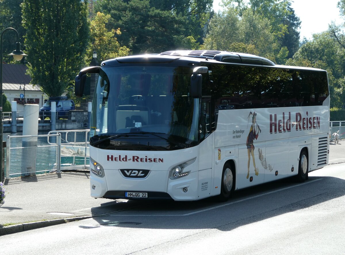 (239'456) - Aus Deutschland: Held, Hessisch Oldendorf - HM-QG 22 - VDL am 24. August 2022 bei der Schiffl�ndte Thun