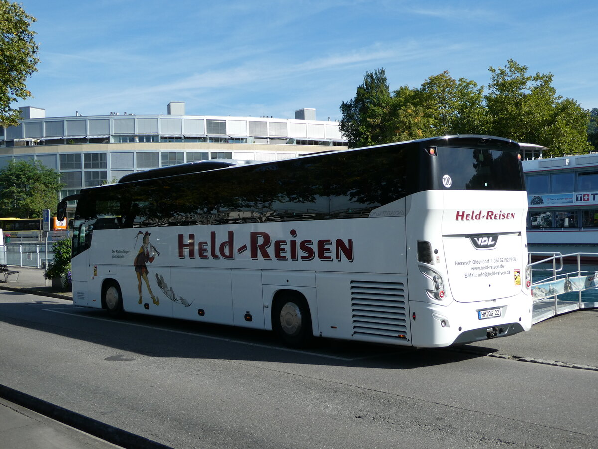 (239'457) - Aus Deutschland: Held, Hessisch Oldendorf - HM-QG 22 - VDL am 24. August 2022 bei der Schiffl�ndte Thun