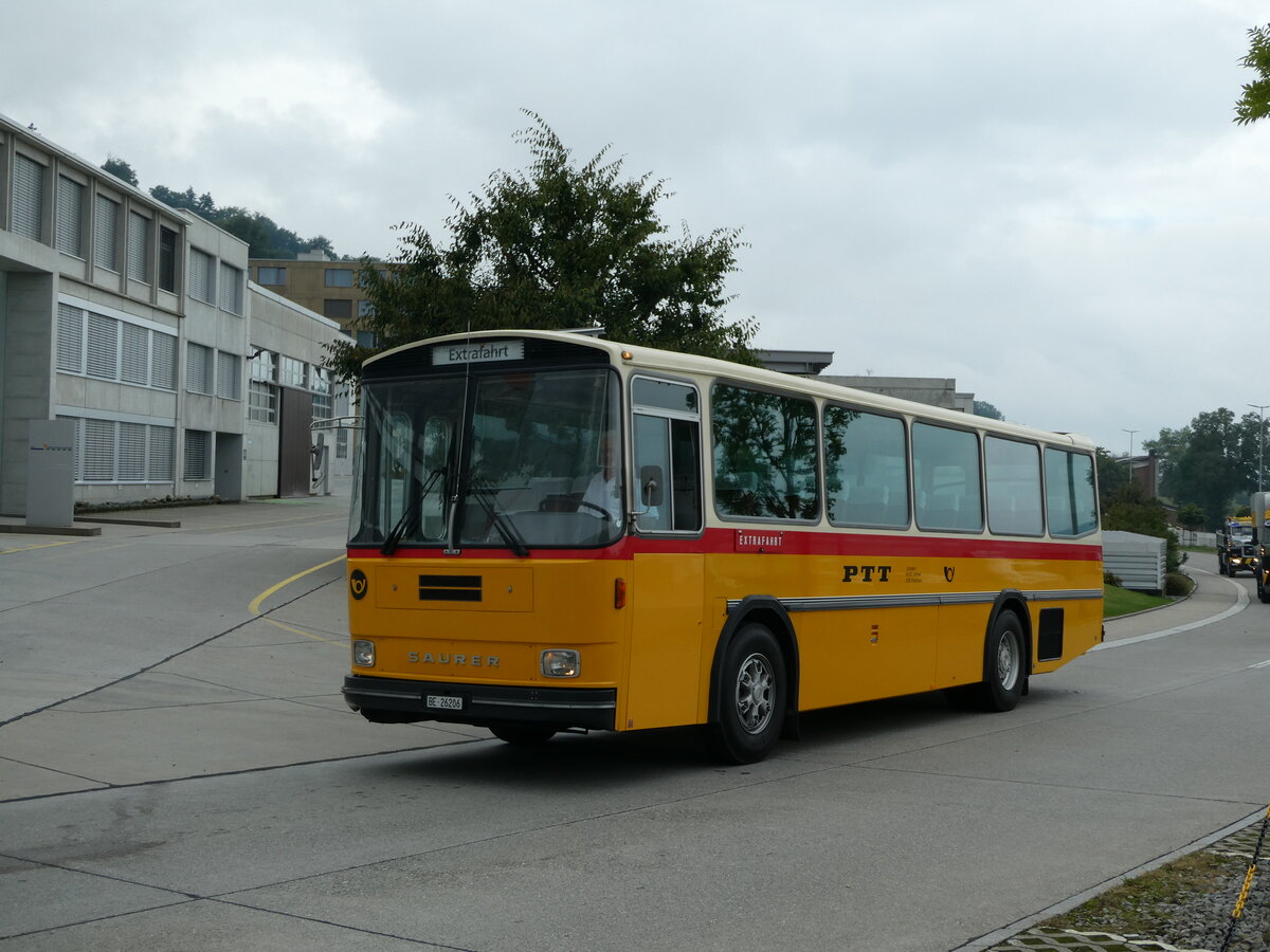 (239'517) - Schmid, Th�rishaus - BE 26'206 - Saurer/T�scher (ex P 24'244) am 27. August 2022 in Oberkirch, CAMPUS Sursee