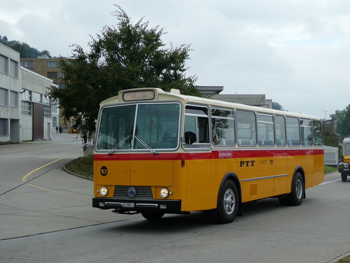 (239'521) - Zimmermann, Niederwangen - BE 985 U - Saurer/T�scher (ex P 24'632) am 27. August 2022 in Oberkirch CAMPUS Sursee