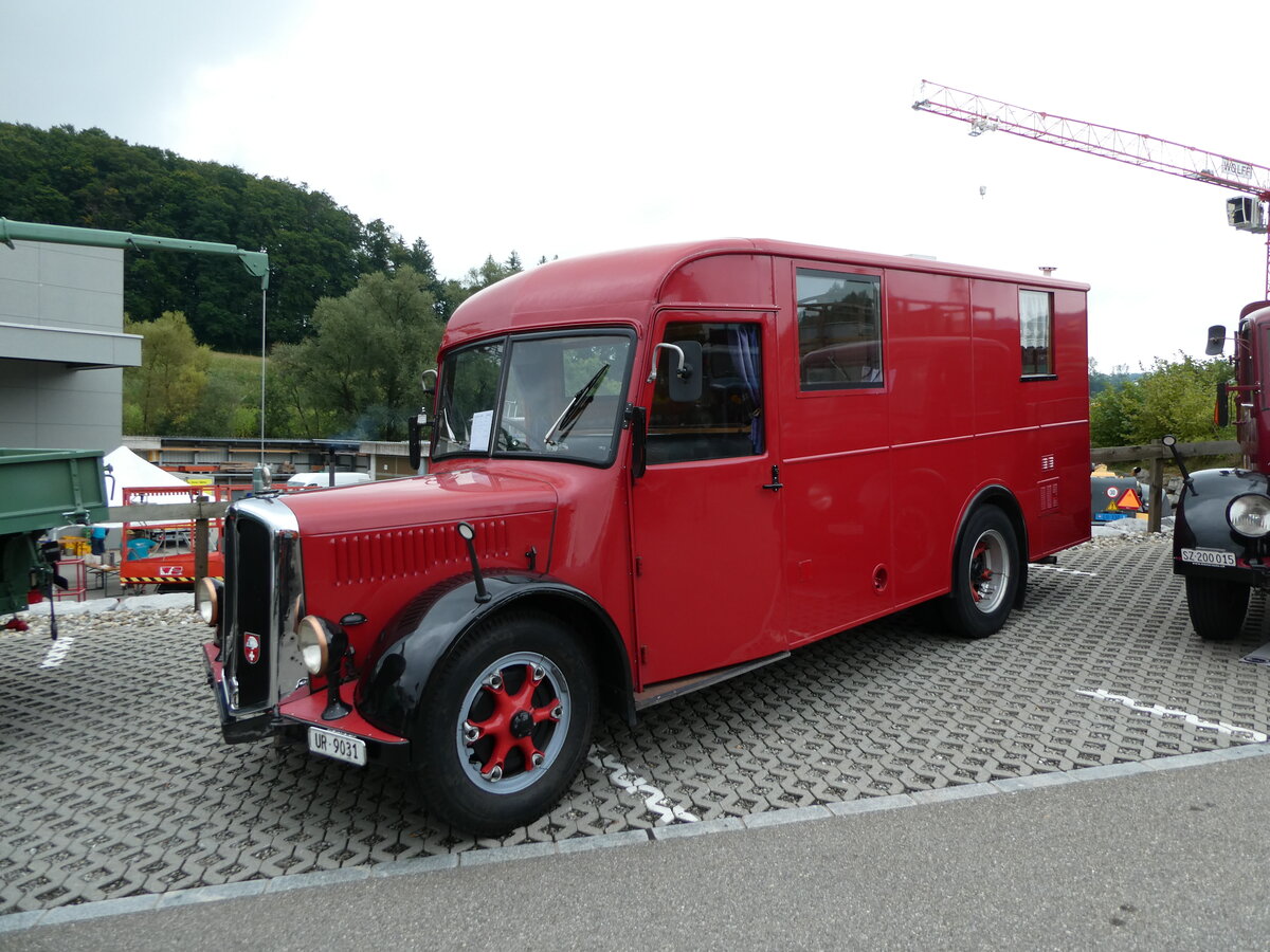 (239'642) - Schuler, Amsteg - UR 9031 - Berna/Hess (ex H�fliger, Luzern; ex M+3143) am 27. August 2022 in Oberkirch, CAMPUS Sursee