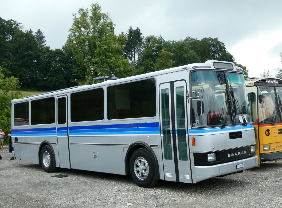 (239'647) - Pralong, Euseigne - VS 525'023 - Saurer/Lauber (ex Osterholt, Veysonnaz; ex SAPJV, L'Isle Nr. 70) am 27. August 2022 in Oberkirch, CAMPUS Sursee