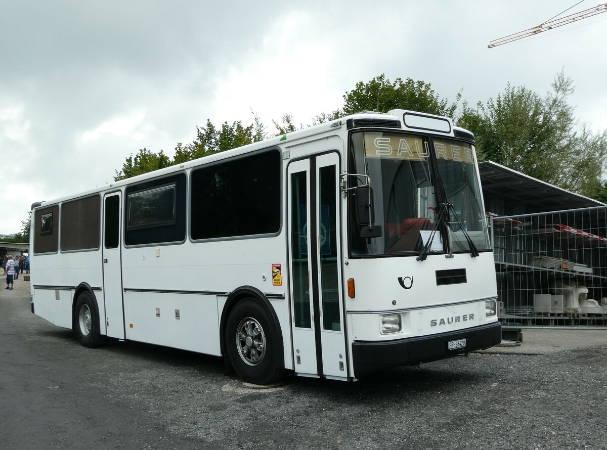 (239'653) - Cassella, Le Ch�telard - FR 26'420 - Saurer/Lauber (ex Epiney, Ayer) am 27. August 2022 in Oberkirch, CAMPUS Sursee