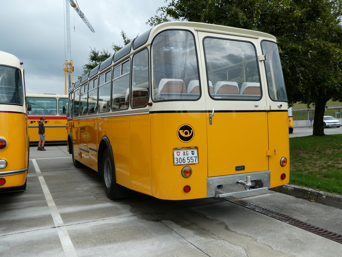 (239'682) - Streiff, Gelterkinden - AG 306'557 - Saurer/Gangloff (ex Oldie-Tours Z�risee, Wollerau; ex OTAG, Wald; ex Leibundgut, Obergoldbach; ex Krebs, Belpberg) am 27. August 2022 in Oberkirch, CAMPUS Sursee