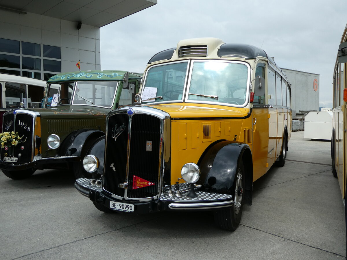 (239'688) - Ritter, Sch�pbach - BE 90'990 - Saurer/Gangloff (ex Linder, Einigen; ex P 23'146; ex P 2215) am 27. August 2022 in Oberkirch, CAMPUS Sursee