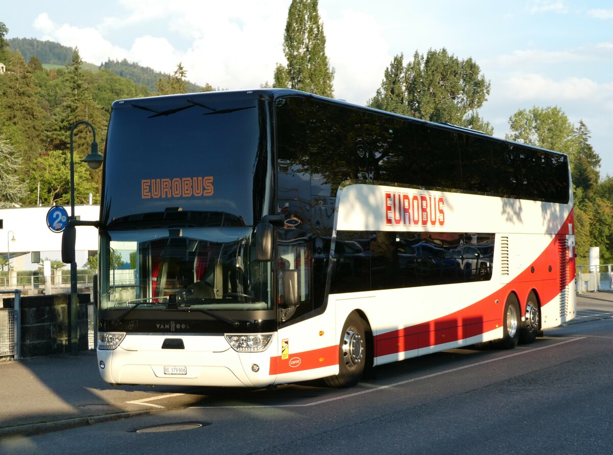 (239'906) - Eurobus, Bern - Nr. 6/BE 379'906 - Van Hool am 1. September 2022 bei der Schiffl�ndte Thun