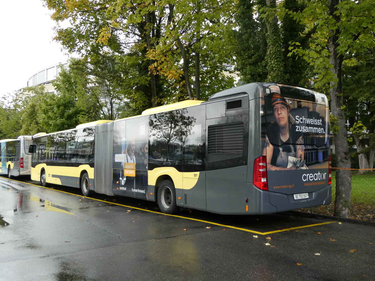 (240'330) - STI Thun - Nr. 167/BE 752'167 - Mercedes am 26. September 2022 bei der Schiffl�ndte Thun