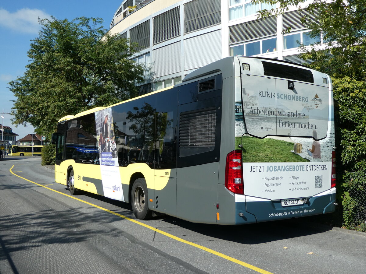 (240'642) - STI Thun - Nr. 175/BE 752'175 - Mercedes am 7. Oktober 2022 bei der Schiffl�ndte Thun