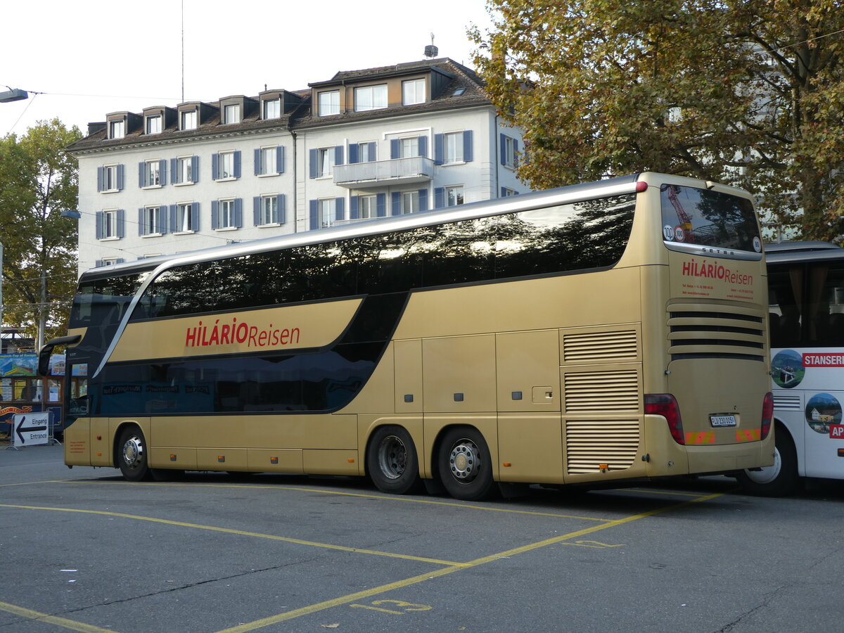 (240'889) - Hil�rio, Sch�tz - LU 230'005 - Setra am 11. Oktober 2022 in Z�rich, Sihlquai