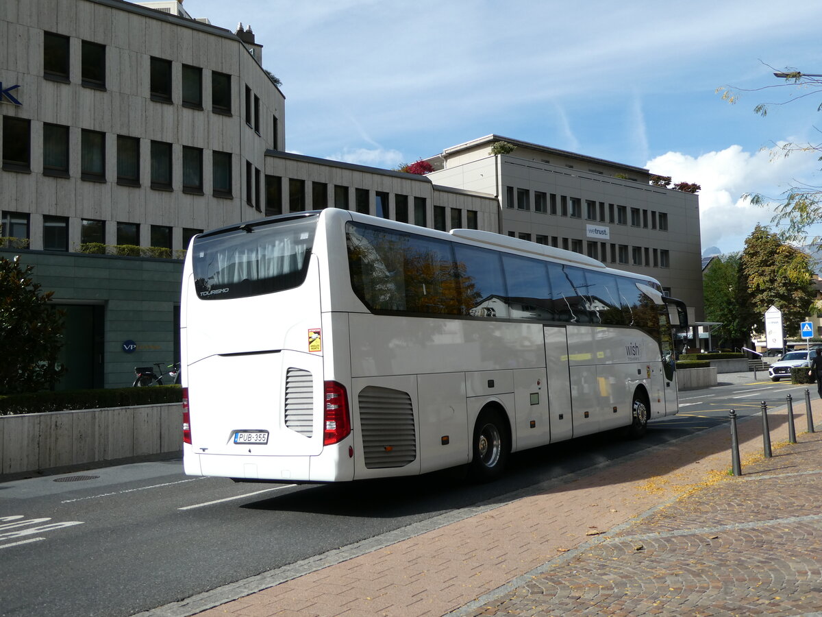 (240'958) - Aus Ungarn: Levissimo, Budapest - PUB-355 - Mercedes am 11. Oktober 2022 in Vaduz, St�dtle