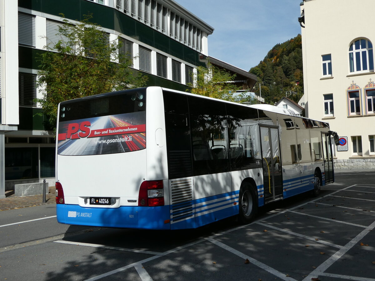 (240'963) - BOS PS Anstalt, Vaduz - Nr. 601/FL 40'246 - MAN (ex Dr. Richard, A-Wien Nr. 1181) am 11. Oktober 2022 in Vaduz, St�dtle