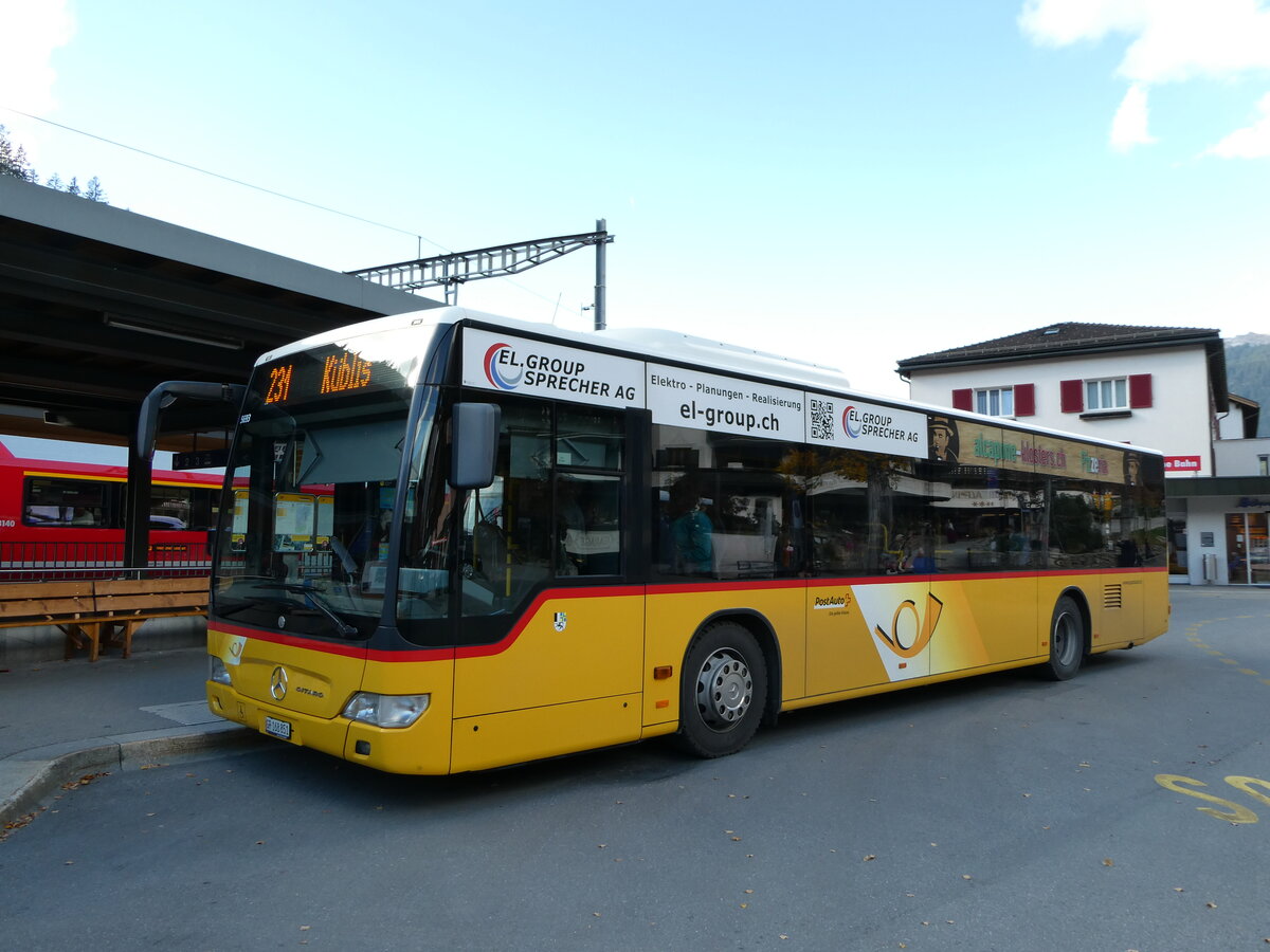 (241'144) - PostAuto Graub�nden - GR 168'851 - Mercedes am 12. Oktober 2022 beim Bahnhof Klosters