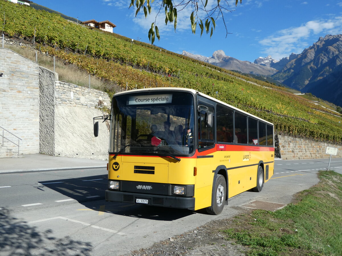 (241'420) - Oser, B�rchen - VS 93'575 - NAW/Lauber (ex Epiney, Ayer) am 16. Oktober 2022 in Erde, Blantzette