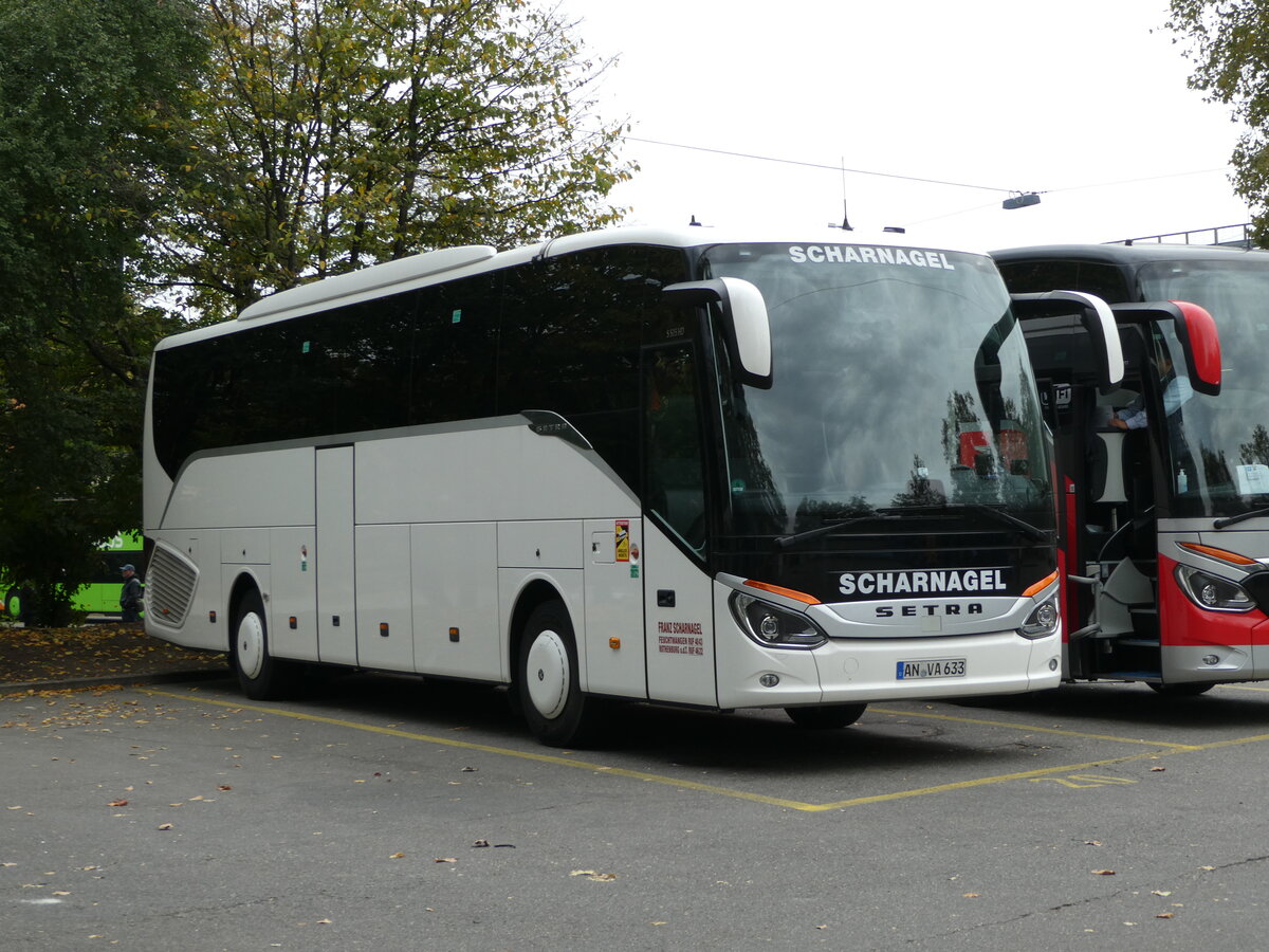 (241'642) - Aus Deutschland: Scharnagel, Feuchtwangen - AN-VA 633 - Setra am 20. Oktober 2022 in Z�rich, Sihlquai