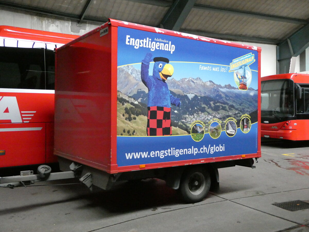 (241'676) - AFA Adelboden - Nr. 71/BE 681'633 - Niederhauser Gep�ckanh�nger am 21. Oktober 2022 in Adelboden, Busstation