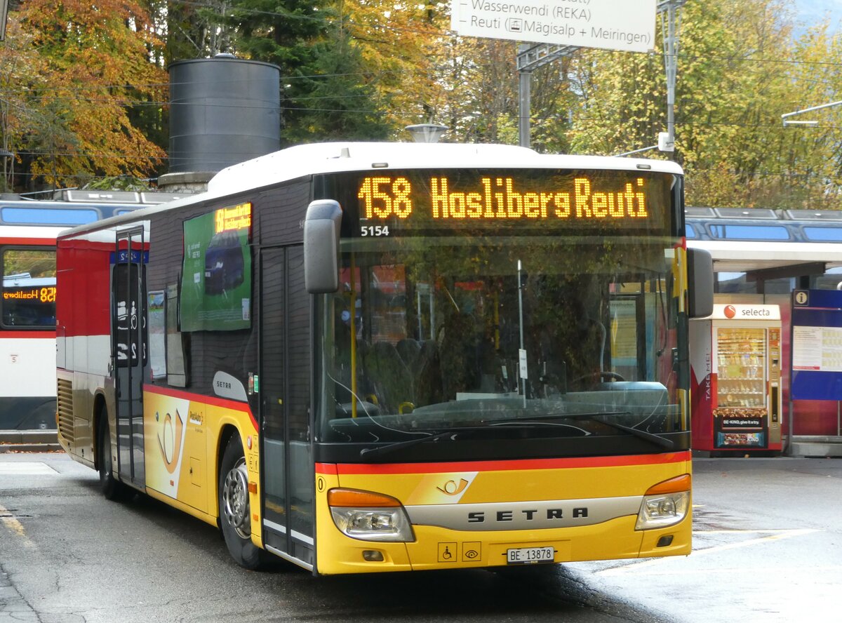 (241'699) - Fl�ck, Brienz - Nr. 0/BE 13'878 - Setra am 22. Oktober 2022 auf dem Br�nigpass