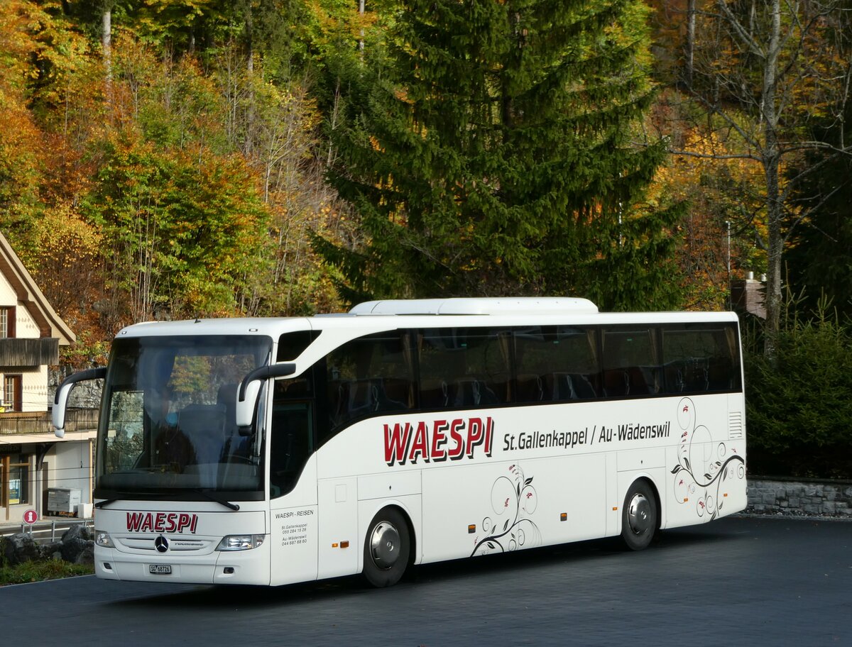 (241'706) - Waespi, St. Gallenkappel - SG 68'726 - Mercedes auf dem Br�nigpass, Restaurant, Waldegg