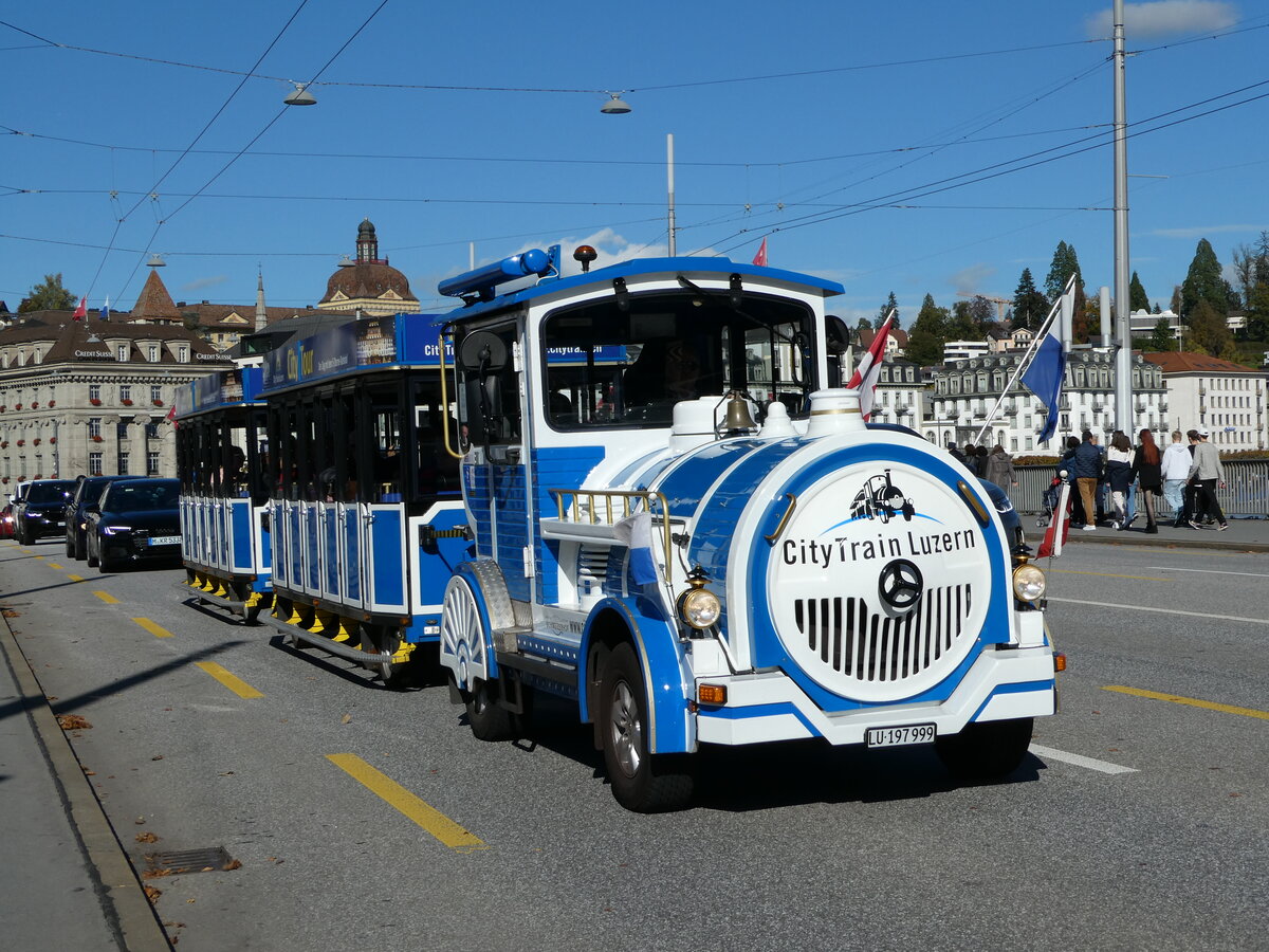 (241'751) - CityTrain, Luzern - LU 197'999 - am 22. Oktober 2022 in Luzern, Bahnhofbr�cke 