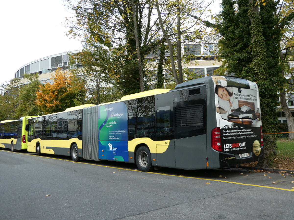 (241'800) - STI Thun - Nr. 704/BE 434'704 - Mercedes am 23. Oktober 2022 bei der Schiffl�ndte Thun