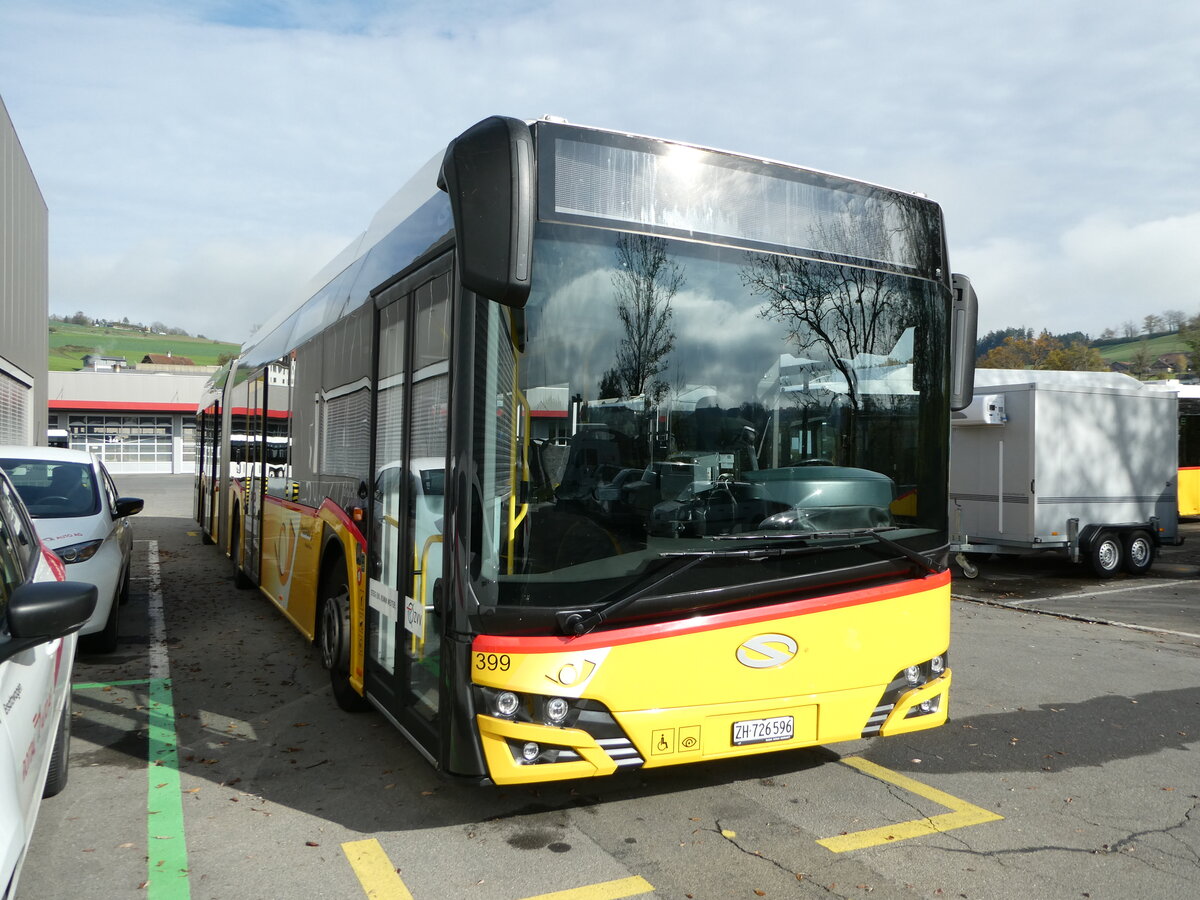 (242'232) - PostAuto Z�rich - Nr. 399/ZH 726'596 - Solaris am 6. November 2022 in Ruswil, Garage ARAG
