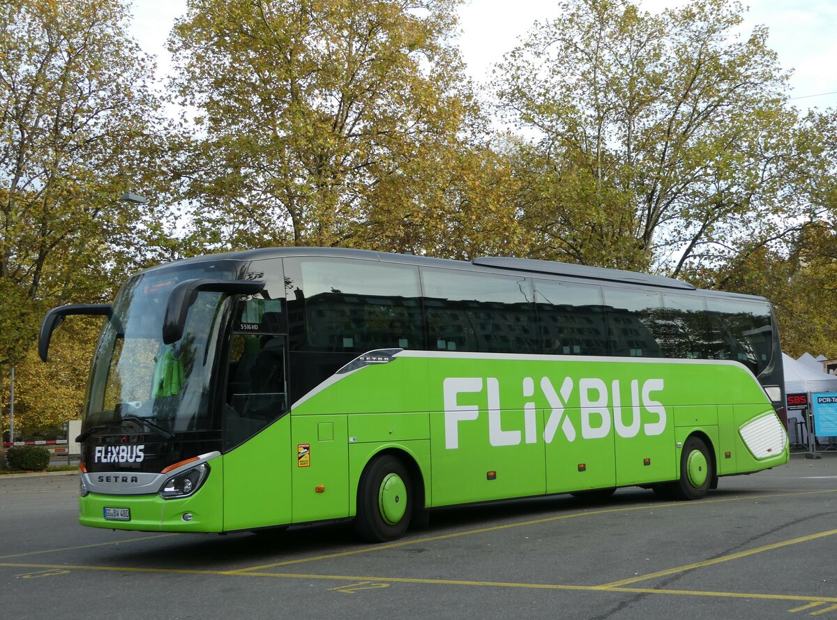 (242'316) - Aus Deutschland: Busworld International, Nauheim - GG-BW 480 - Setra am 8. November 2022 in Z�rich Sihlquai