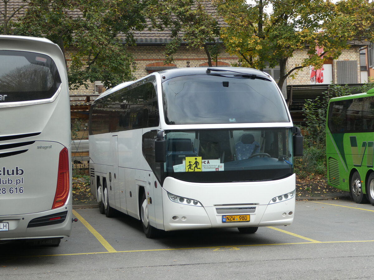 (242'545) - Aus Moldawien: Altur-Impex - NZW 980 - Neoplan am 12. November 2022 in Z�rich, Sihlquai