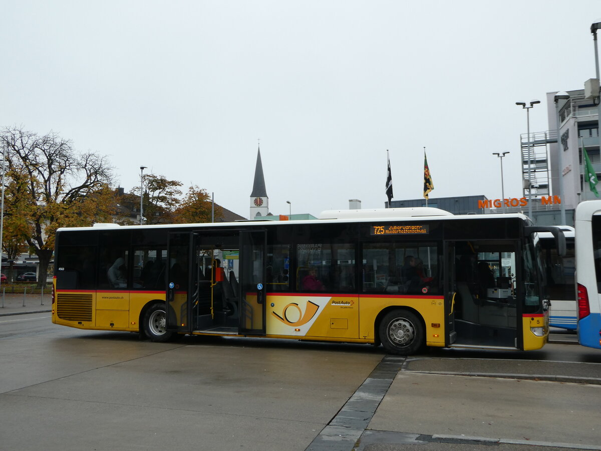 (242'621) - Schmidt, Oberb�ren - Nr. 5/SG 397'506 - Mercedes (ex PostAuto Bern Nr. 5; ex Klopfstein, Laupen Nr. 5) am 13. November 2022 beim Bahnhof Wil