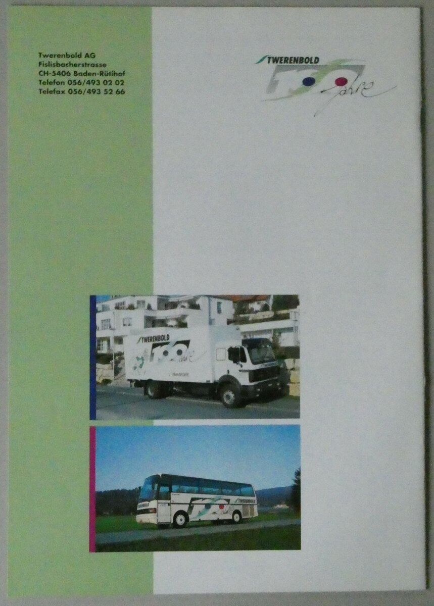 (242'745) - Twerenbold 100 Jahre am 16. Juli 2023 in Thun (R�ckseite)