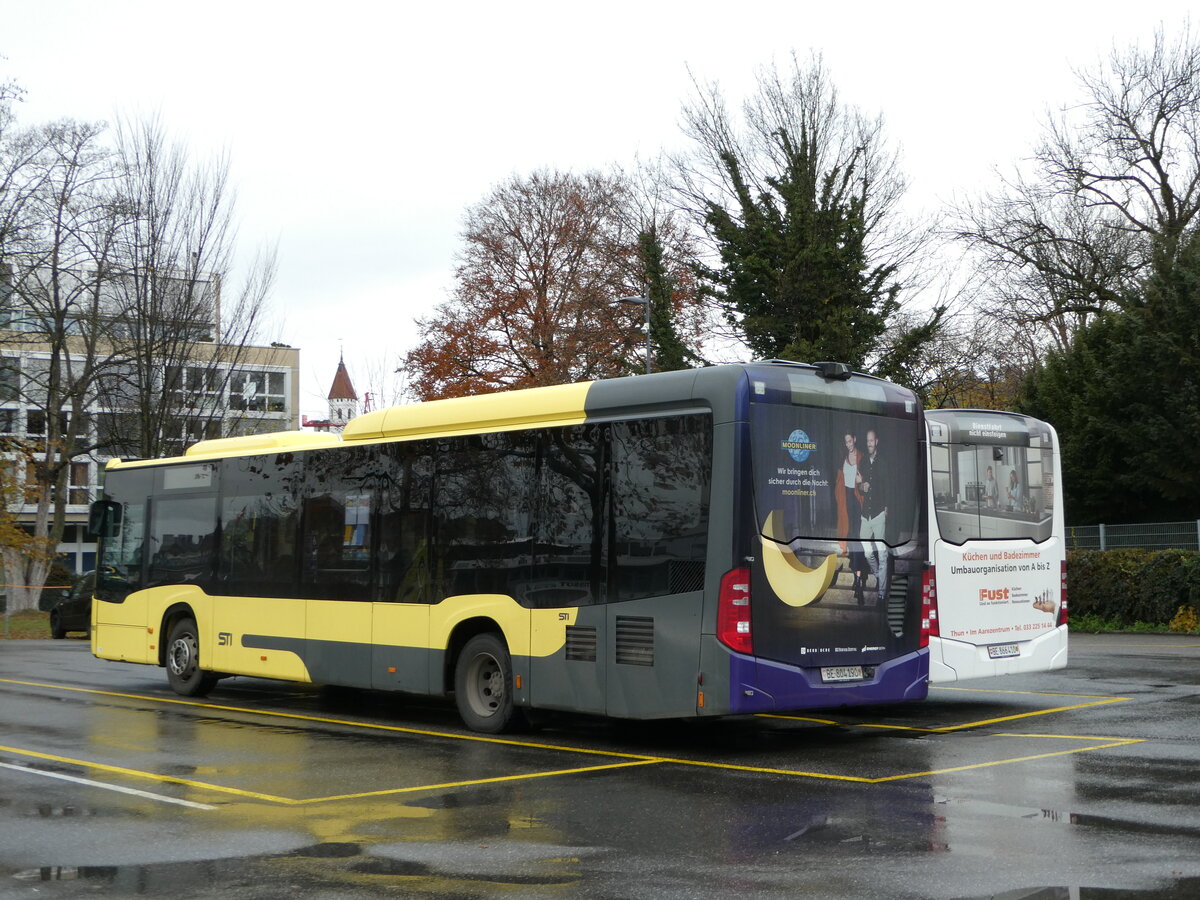 (243'224) - STI Thun - Nr. 190/BE 804'190 - Mercedes am 29. November 2022 bei der Schiffl�ndte Thun 