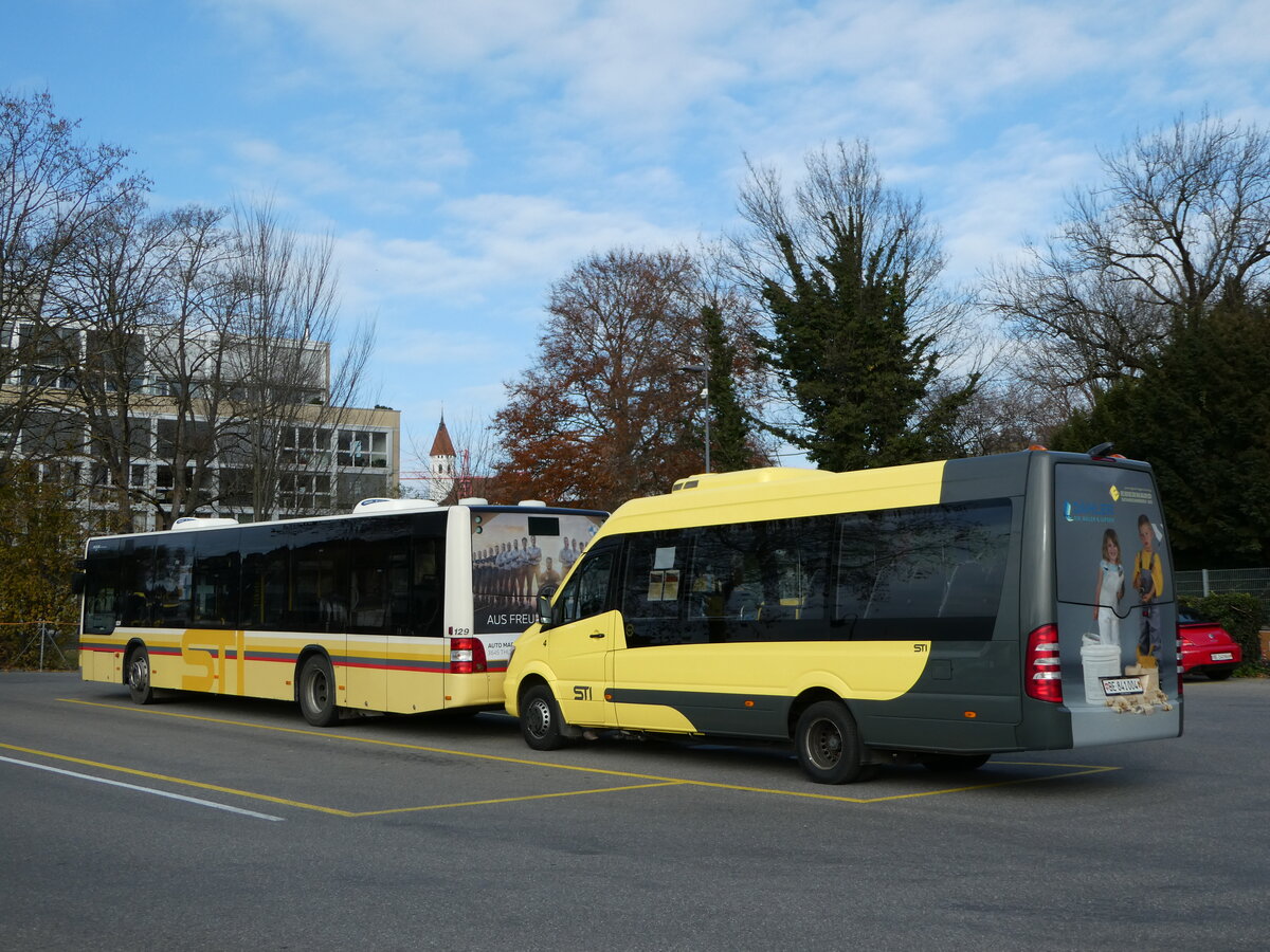 (243'355) - STI Thun - Nr. 4/BE 841'004 - Mercedes am 2. Dezember 2022 bei der Schiffl�ndte Thun