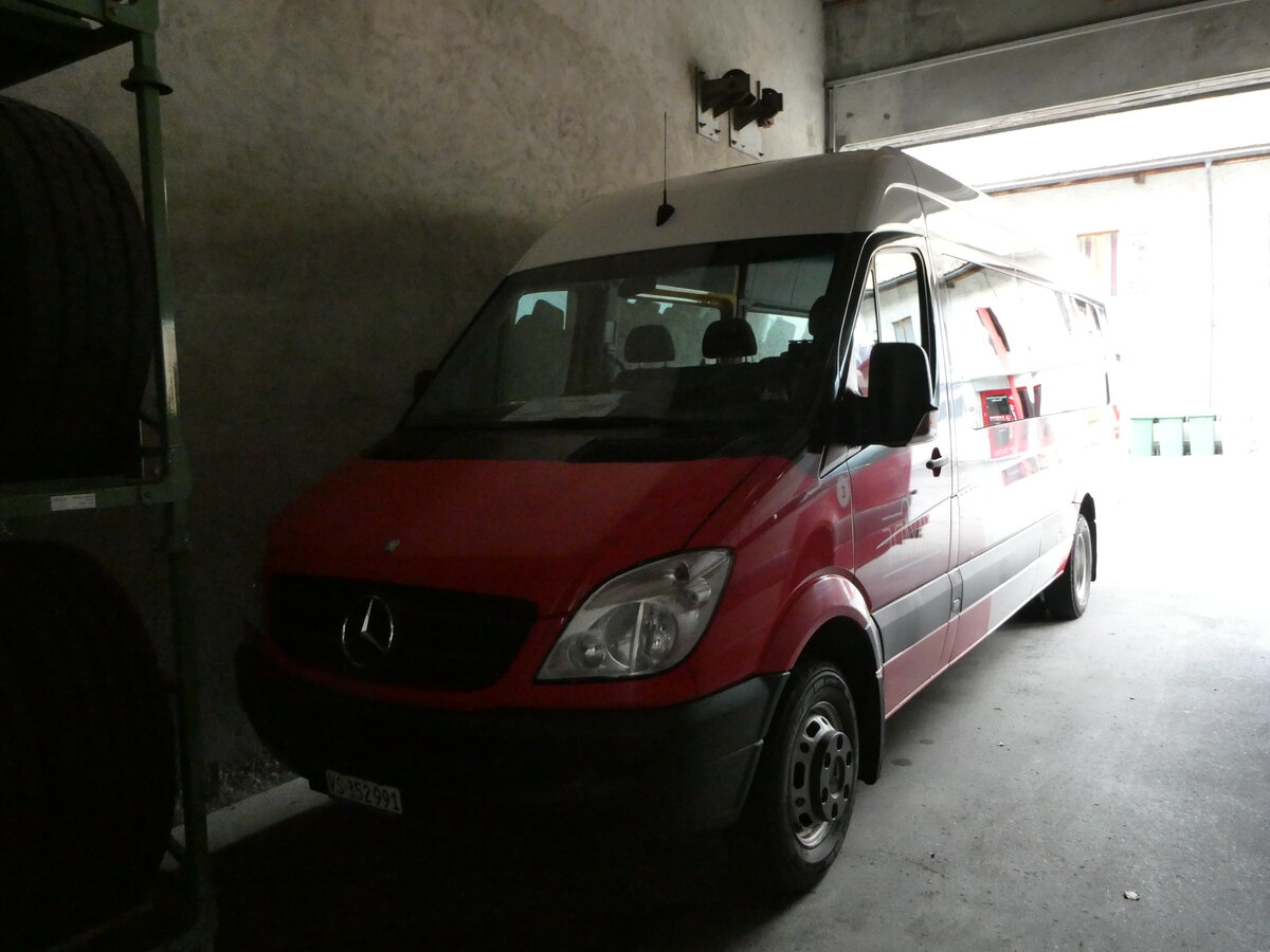 (243'395) - TMR Martigny - Nr. 3/VS 352'991 - Mercedes am 3. Dezember 2022 in Orsi�res, Garage